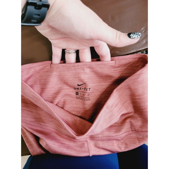 NWOT Nike Dri-Fit Light Rust Colored Full Length High Rise Leggings. Size XS - Picture 8 of 8